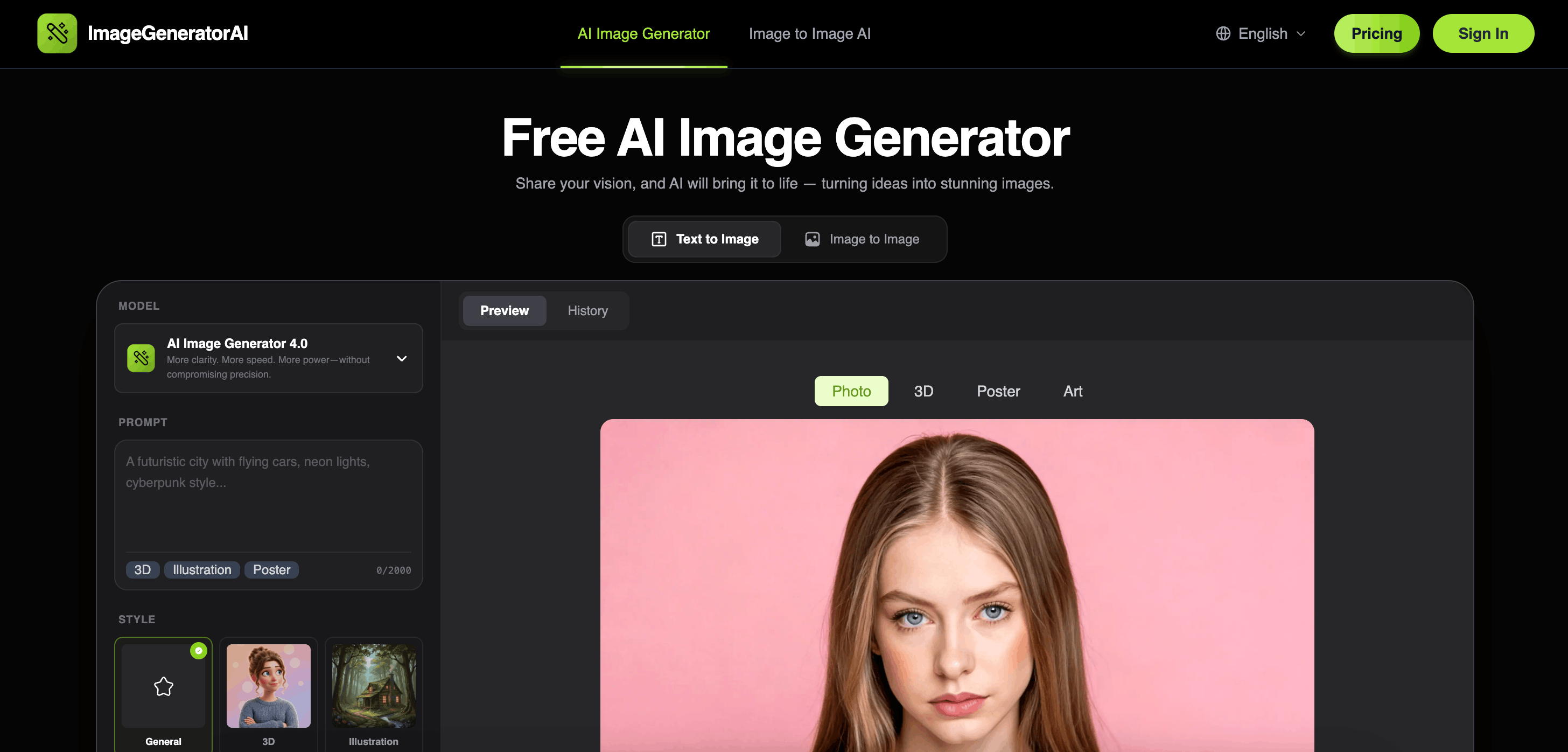 ImageGeneratorAI.io